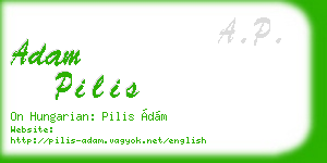 adam pilis business card