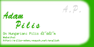 adam pilis business card